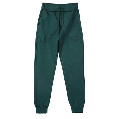 Calças de Moletom Masculinas/Femininas Casuais de Lã Calças Esportivas Unissex Moda Lisa Solta Calças Streetwear Outono Inverno Corrida Fitness P
