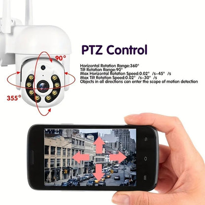 kuohao 4MP Speed Dome Auto Tracking PTZ Camera Smart Home Outdoor Wireless WIFI Camera Surveillance Monitor