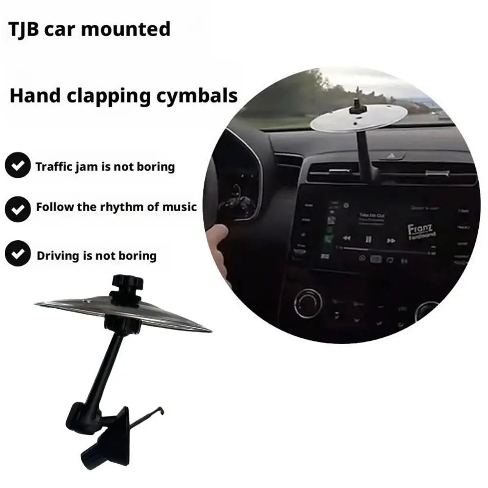 Decoração de Ventilação Universal de Mini Bateria Colidindo com Pratos para Carro Acessórios Internos Automotivos Resistentes Design à Prova de Colisão