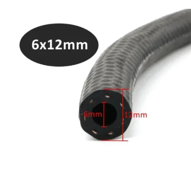 Mangueira de Borracha Resistente a Óleo Diesel de Gasolina Tubo de Carro 4 5 6 8 10 12 13 14 16 19 22 25mm de Diâmetro Flexível NBR Tubo de Borracha para Combustível