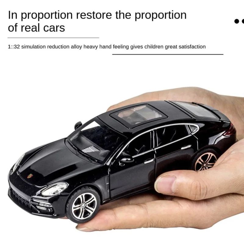 1:32 Porsche Panamera Diecasts Toy Cars Miniature Scale Alloy Simulation Vehicles Car Model Children Birthday Gifts Collection