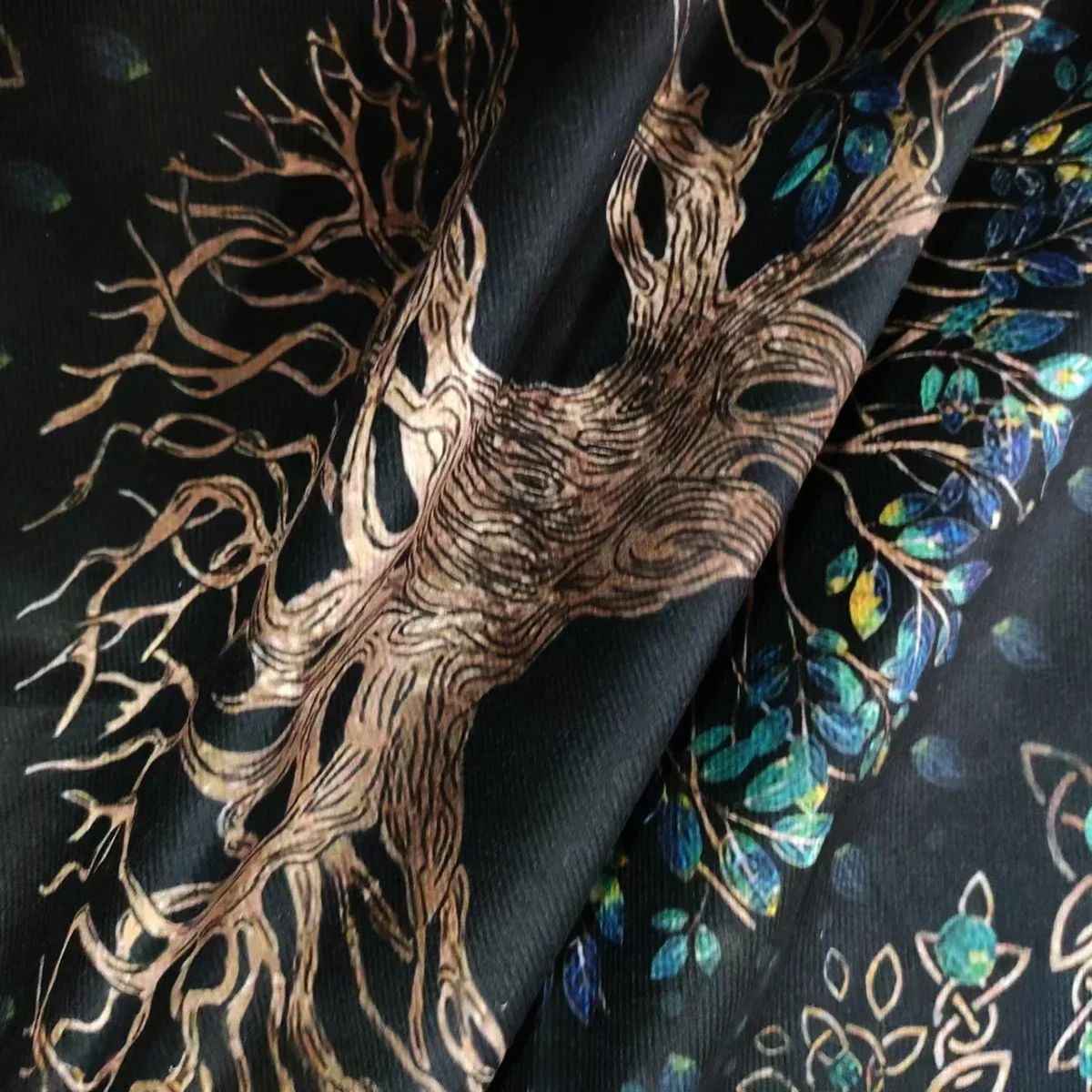 Tree Of Life Tarot Tablecloth Altar Cloth Pagan Spiritual Pendulum Witchcraft Astrology Oracle Card Pads Room Home Decor