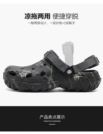 Men Shoes Slippers Men Garden Flat Sandals Platform Sandals Man Summer Sandals 2025 Male Sneakers Outdoor Flip Flops Home Clogs