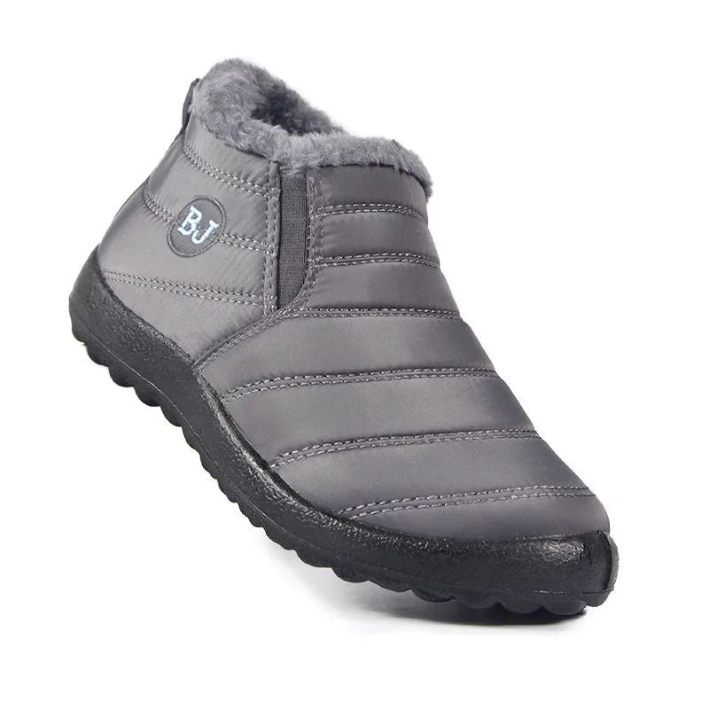 Botas Masculinas de Neve para Área Externa Sapatos Masculinos Botas de Inverno Masculinas Botas de Caminhada Cano Curto Botas Impermeáveis Masculinas Sapatos de Trabalho Calçados