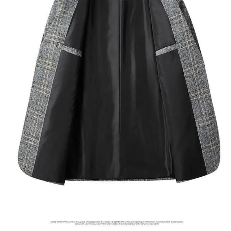 2024 New Spring Autumn Blazers Men Slim Fit British Plaid Formal Suits Male Jackets Party Wedding Business Casual Blazers Men