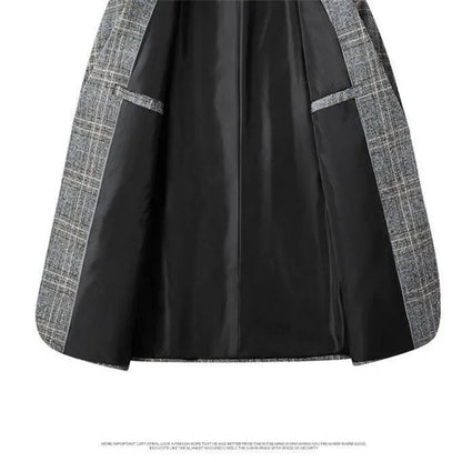 2024 New Spring Autumn Blazers Men Slim Fit British Plaid Formal Suits Male Jackets Party Wedding Business Casual Blazers Men