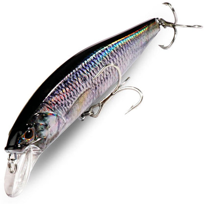 Minnow Afundante 19g Jerkbait Flutuante 15g Isca de Pesca Anzóis Triplos Swimbait Pesca Popper Tackle Wobbler Isca Artificial