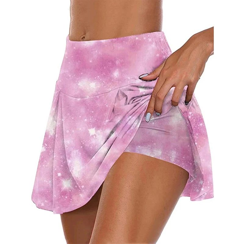 12 Colour Leopard Print Butt Lifting Skorts Casual Summer Workout High Waist Shorts Women's Clothing