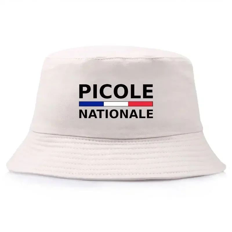Summer Picole Nationale Bob Man Reversible Bucket Hat Women Cotton Fisherman Cap Unisex Outdoor Sport Sun Activities Panama