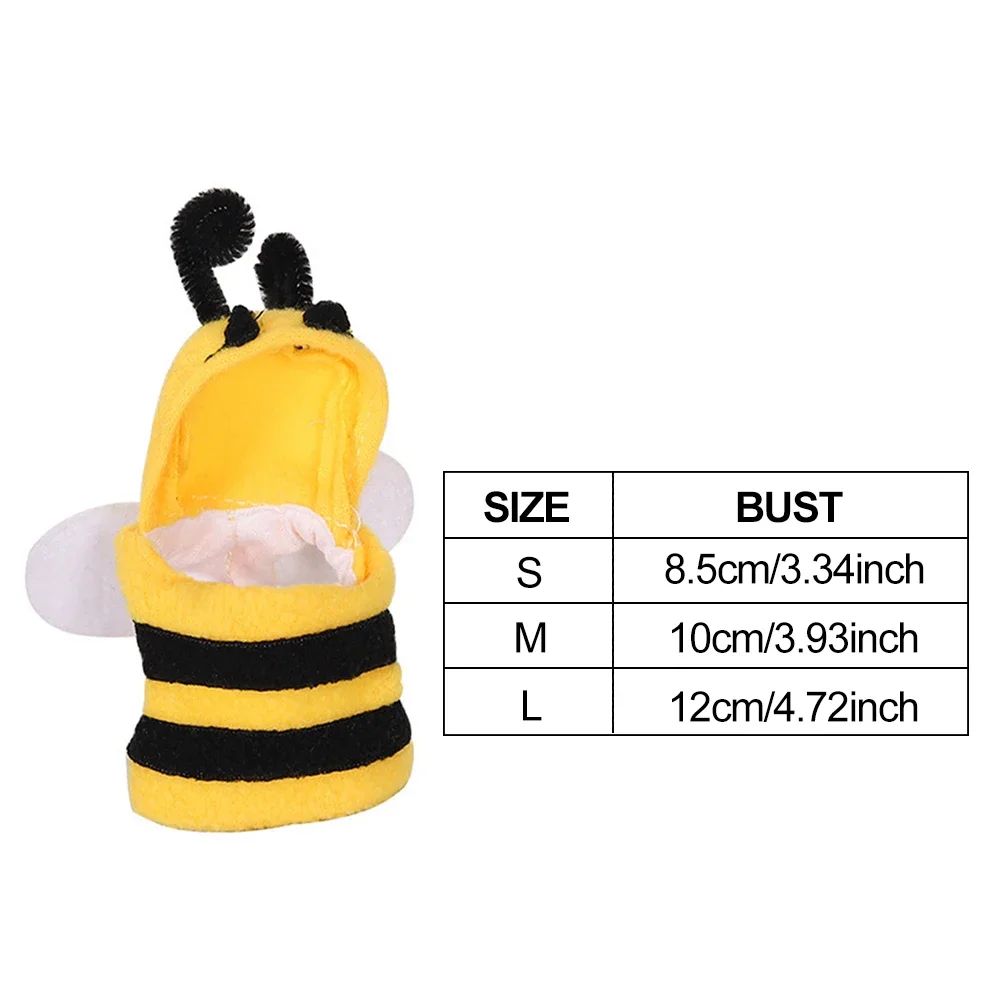 Roupas Engraçadas para Pássaros de Estimação, Fantasia de Abelha para Papagaios, Traje de Voo para Pássaros, Fantasia de Cosplay de Abelha para Pássaro de Estimação, Roupas de Inverno, Fantasias de Papagaio, Moletom com Capuz