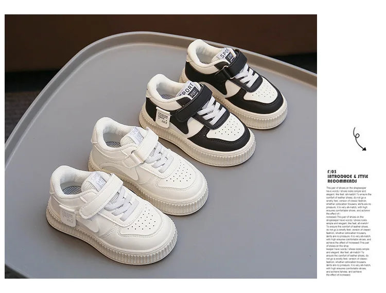 Children's 2023 New Design Sneakers Boys Fashion Sport Shoes Girls Casual Shoes Breathable Non-slip Student Shoes Kids Footwears