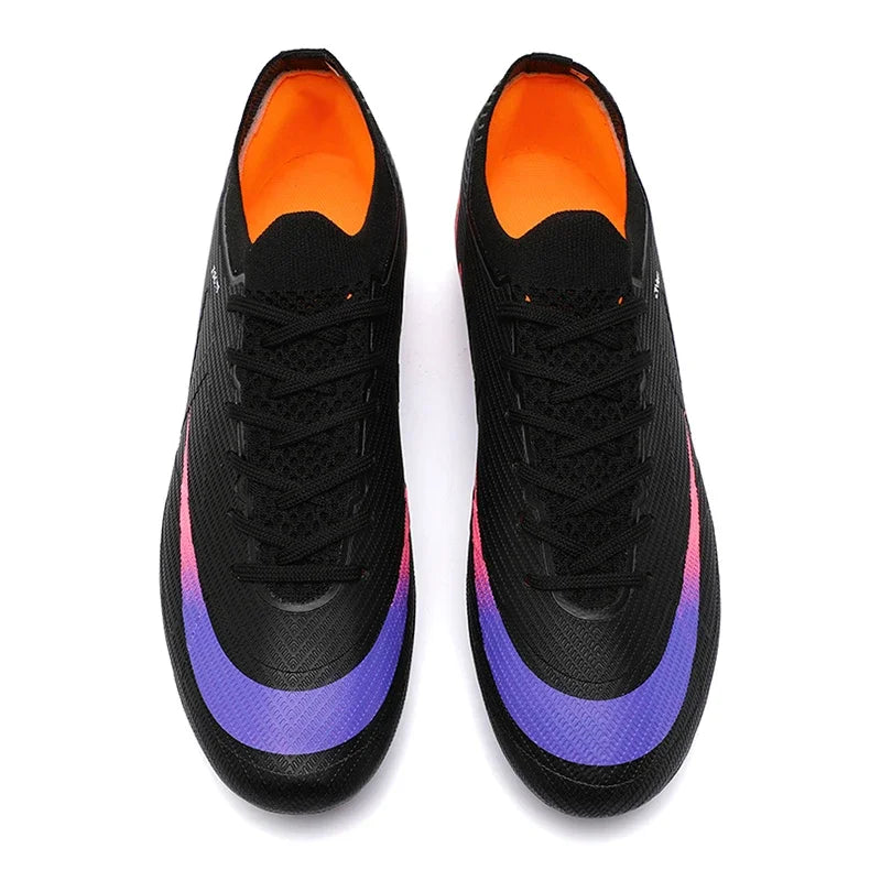 Men Football Shoes Cleats Outdoor Grass Society Training Match Football Field Boots Resistant Studded Soccer Shoes Sport Wear
