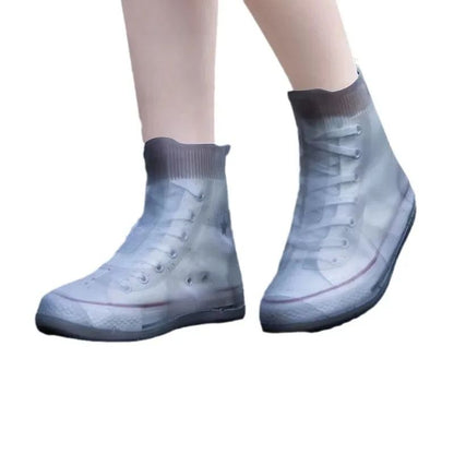 Reusable Coat Walking Shoes Rainy Day Lightweight Thick Wear-resistant Silicone Daily Household Items Rain Shoe Covers Travel