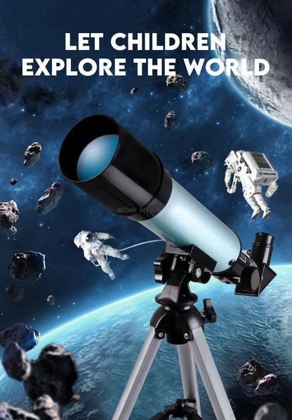 Telescópio Profissional Astronômico HD com Zoom 90X Poderoso Monocular de Longo Alcance Binóculos Espacial Portátil para Lua Presentes para Crianças