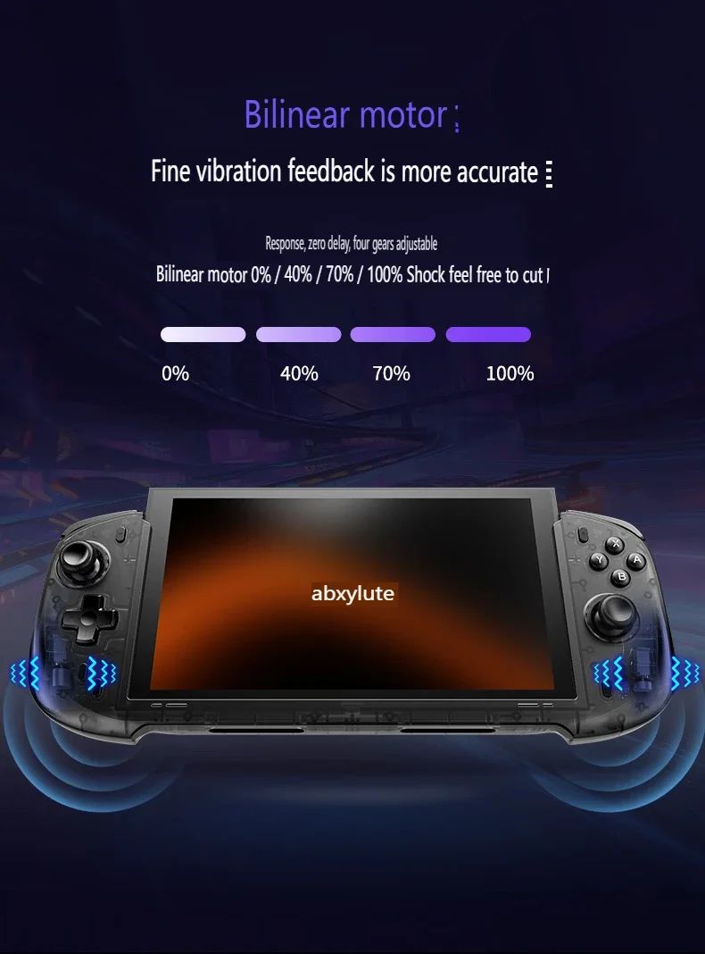 Abxylute N6 Game Controller for Switch 2 Wired Gamepad Integrated Direct Plug in Handle Native Protocol Joycon Vibration Custom