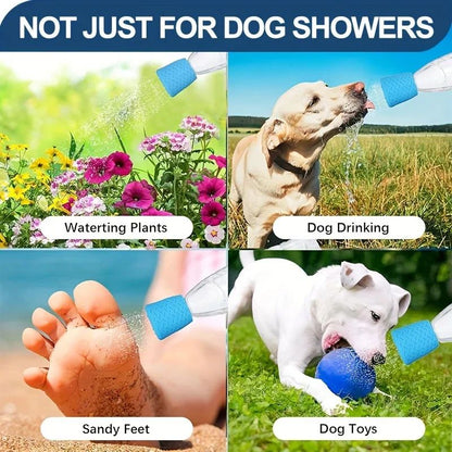 Portable Pet Bathing Outdoor Water Dispenser Accessory Multifunctional Dog Wash Spray Nozzle Pet Grooming Cleaning Supplies