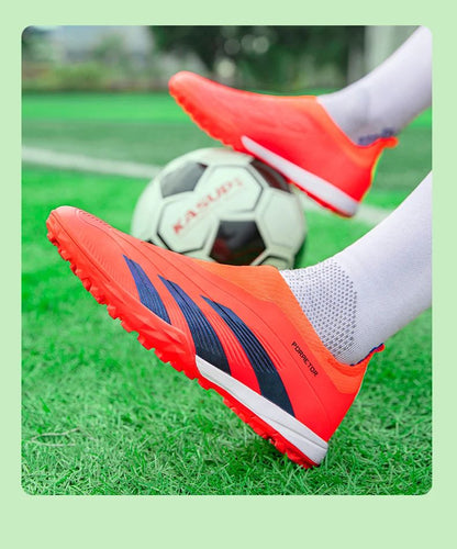 Mens High Quality Ultralight Football Shoes Society Cleats Indoor Soccer Shoes Professional Original Fast Futsal Football Boots