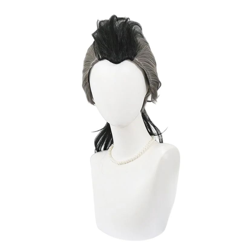 Shinazugawa Genya Cosplay Anime Costume Wig Carnival Halloween Comic Animation Party Clothing