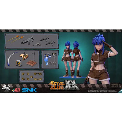 100% Original TUNSHI STUDIO Leona Heidern BRAND METAL SLUG Metal Slug XX 1/12 Anime Action Figures Modelo Brinquedos