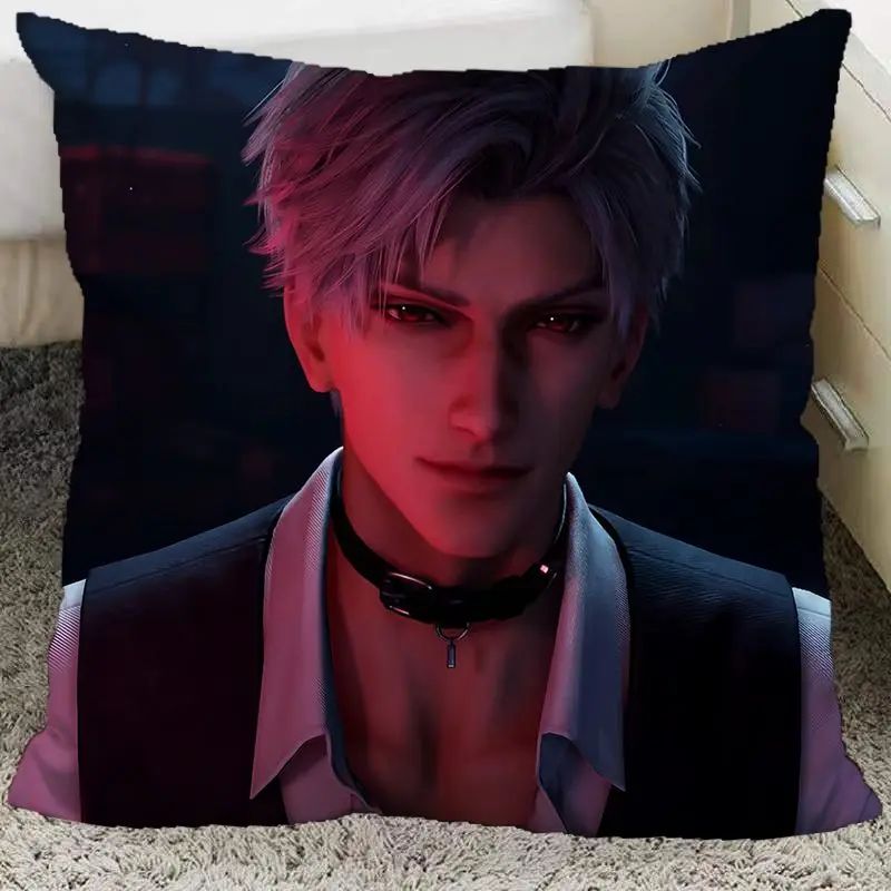 Game Love and Deepspace Sylus Pillow and Pillowcase Double Sided Pattern Throw Pillows 40x40cm