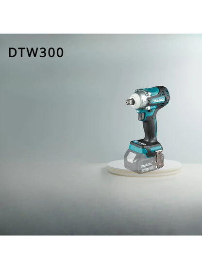 Parafusadeira sem fio Makita Furadeira Chave de Impacto DTW300 Ferramenta Elétrica de Carregamento sem Escovas de Alta Torque para Reparos Automotivos de Pneus 18V Lítio Elétrica