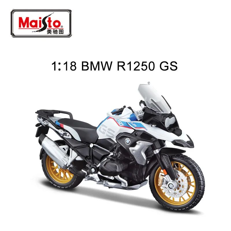 Novidade em Estoque Maisto Série Motocicleta 1:18 Yamaha Mt10 Liga Miniatura Modelo Diecast Ducati Kawasaki Bmw Moto Brinquedos Personalizados Presente