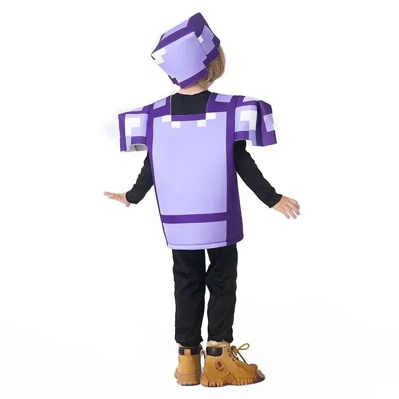 Game My World Role Play Holiday Party Pixel Costume Toy Mc Boys Girls Set Diamond  Christmas Gift Stage Costume