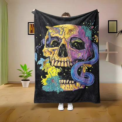 Cow pattern Blanket Flannel Blanke Bed Sofa Travel Camping Super Soft Cozy Plush Blanket Cheetah Print Blanket for All Seasons