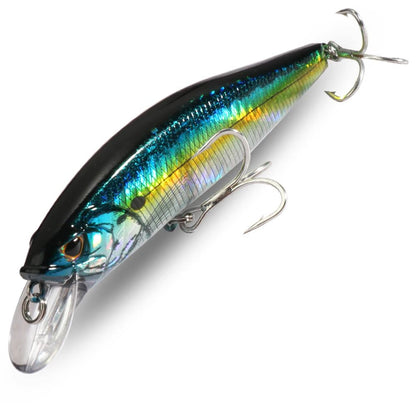 Minnow Afundante 19g Jerkbait Flutuante 15g Isca de Pesca Anzóis Triplos Swimbait Pesca Popper Tackle Wobbler Isca Artificial