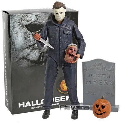 NECA Halloween Michael Myers Laurie Strode Gremlins Horror Movie Action Figure Toy