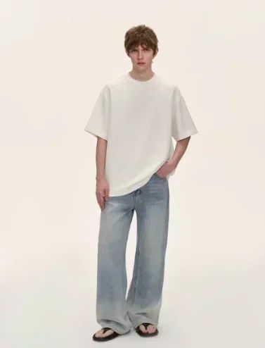 Roupas masculinas Unissex Tendência de verão Moda Marca de luxo Camiseta com letras estampadas Camiseta de algodão masculina e feminina Manga curta