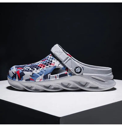 Flat Sandals Men Shoes EVA Slippers Garden Platform Sandals Man Summer Sandals New Male Sneakers Outdoor Home Clogs