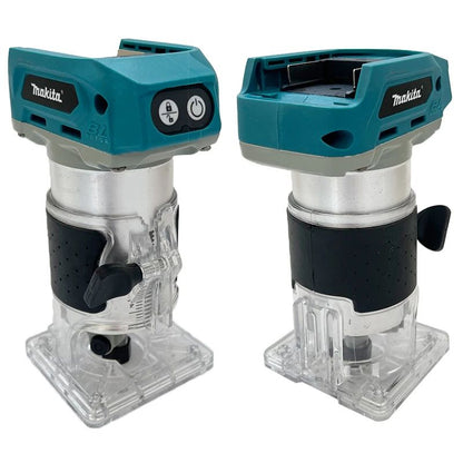 Makita DRT50 Aparador Sem Fio Recarregável Máquina de Aparar Ferramenta de Entalhe Sem Escovas Fresadora para Marcenaria Máquina de Gravar