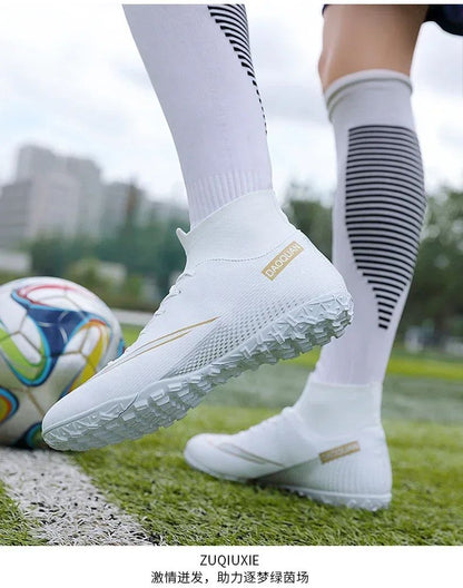 New Men Women Professional Soccer Shoes Football Boots Hot-selling High-quality Training Futsal TF Shoes Match Grass Cleats