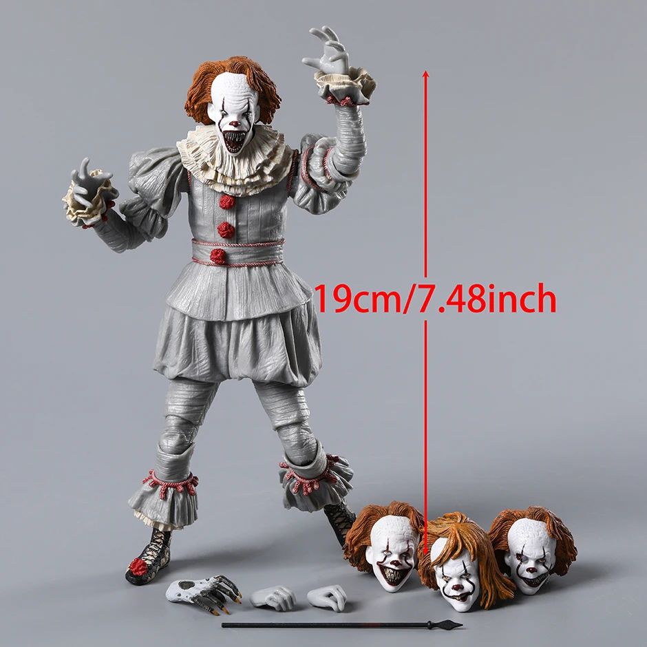 NECA Horror Movie Character The Clown Ultimate Action Figure Toy Figurine Collectible Model Toy