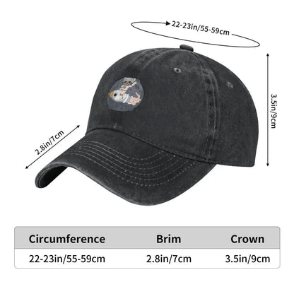 Cute Raccoon in Space Baseball Cap for Men Women Vintage Trucker Hat Hats Dad Caps