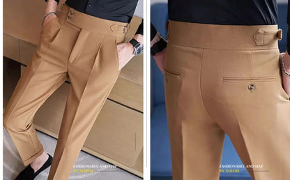 Men's Suit Pants, White Black Trousers, Gray Khaki Trousers, Men's Fashion Slim Fit Trousers, Size 28 29 30 31 32 33 34 36
