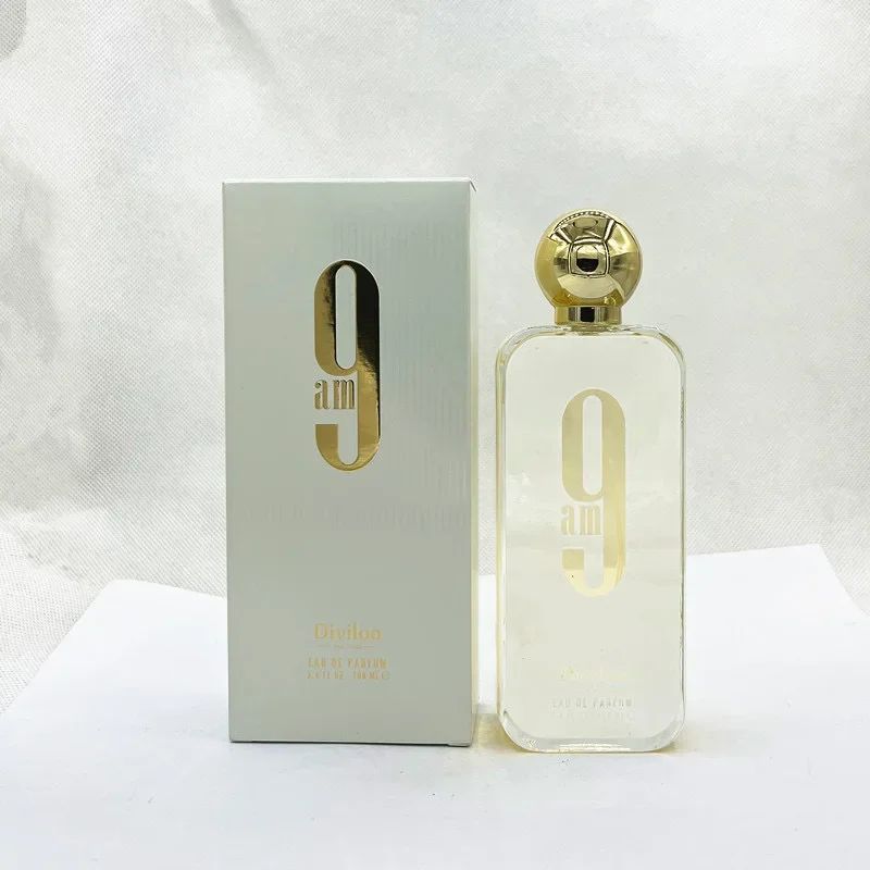 100ml/ 3.4oz 9pm 9am Perfume Masculino Frasco Leve Perfume Feminino Unissex Parfum Longa Duração Encantador Presente