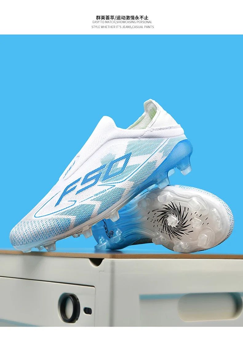 Men Football Boots Professional Society Cleats Original TF/FG Top Quality Indoor Soccer Shoes Booties Comfortable Sneaker Tenis