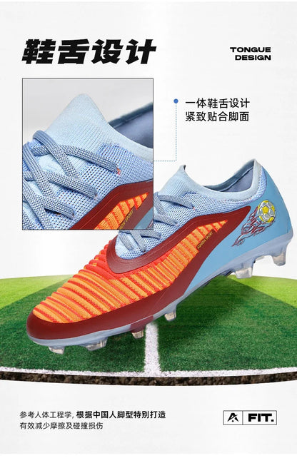 Men Soccer Shoes Original Fast Professional Unisex Cleats Low Cut Football Field Boot Non Slip Comfortable Outdoor Sneaker Match