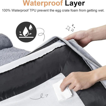 Cama para Cachorro de Luxo de Alta Qualidade Colchonete Ninho para Gato Confortável e Removível Aplicável a Filhotes Cães de Médio a Grande Porte Gatos Suprimentos de Cama Macia para Animais de Estimação