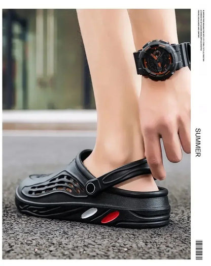 Outdoor Sandals for Men and Women Summer Clogs EVA Slippers Plus Size 47 48 49  Men Garden Shoes Beach Sandals Breathable Clogs