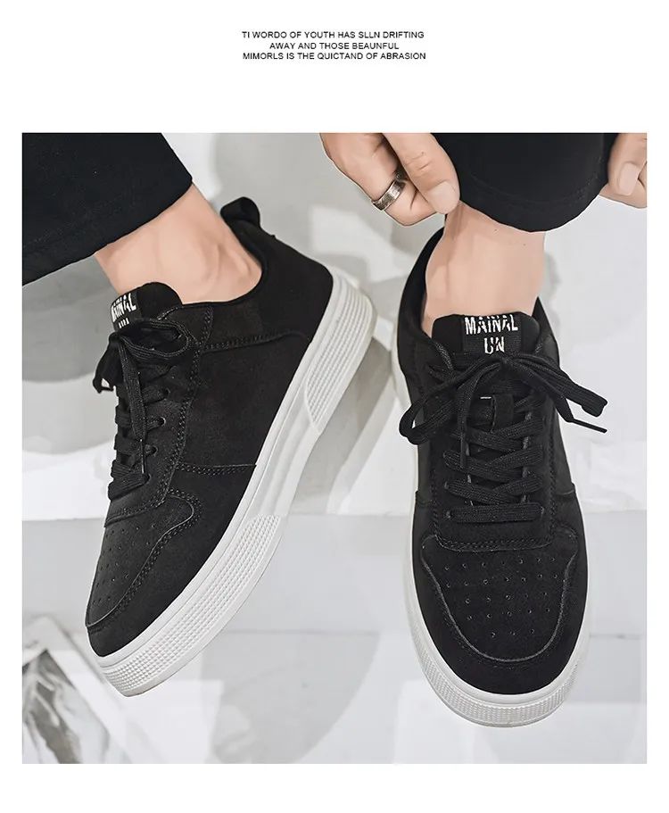 Cheap Green Man Urban Sneakers Big Size 47 48 Platform Men’s Skateboarding Shoes Harajuku Low Cut Male Skate Shoe Zapatos Hombre