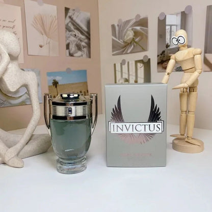 100ML 3.4FL.OZ  Men's Perfume Woody Aquatic Notes Fresh Ocean Fragrance Spray Parfum Warrior Trophy Perfume  Long-lasting Male