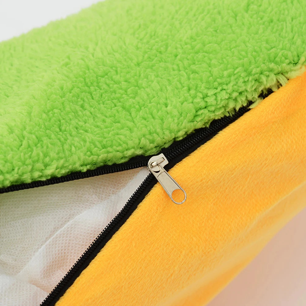 Cama para Animais de Estimação Casinha Cachorro Quente Sofá-Cama Canil Tapete Fibra Macia Cão Filhote Quente Removível Lavável Waterlon para Gatos