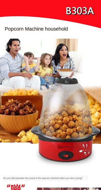 Popcorn Machine Household Small Electric Popcorn Machine Can Put Oil and Sugar Seasoning