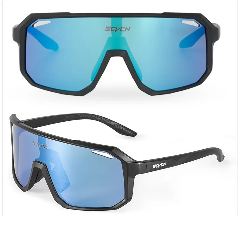 SCVCN Photochromic Cycling Glasses Bike Mountain Bicycle Golf UV400 Sunglasses Sport Protection Glasses for Men Women Baseball