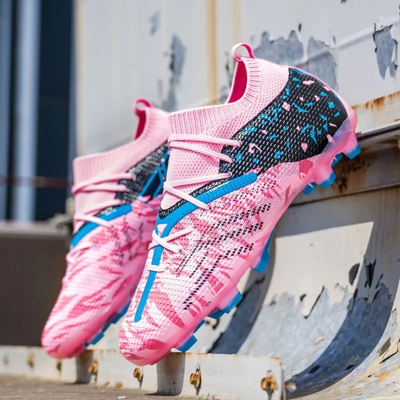 New Men TF/FG Soccer Shoes Society Original Grass Training Professional Cleats Football Boot Low Cut Top Quality Sneakers Casual