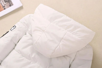 2025 New Winter Jacket Women Parkas Hooded Short Coats Female Parka Warm Thicken Jacket Korean Loose Cotton Padded Outwear