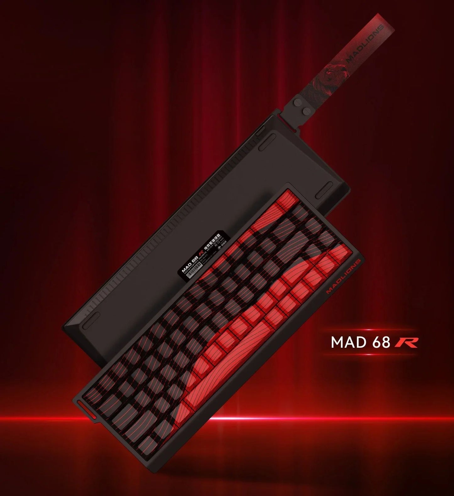 Teclado Mecânico Madlions Mad 60He com Switch Magnético MAD68 Teclado com Fio Mad60he Personalizado MAD68he Presentes para Gamers de Esports